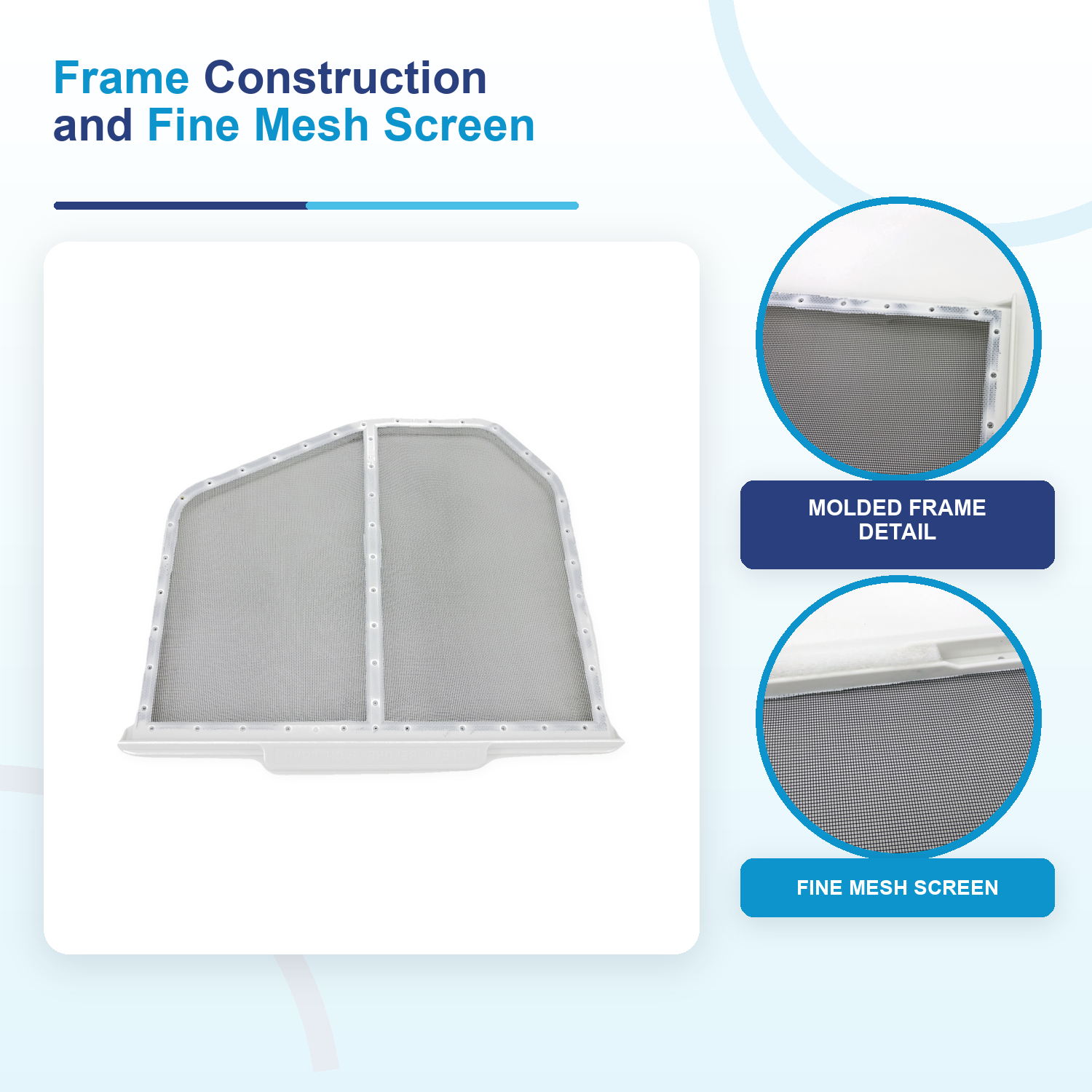 W10120998 replacement dryer lint filter compatible with Whirlpool Maytag and Kenmore — detail 1