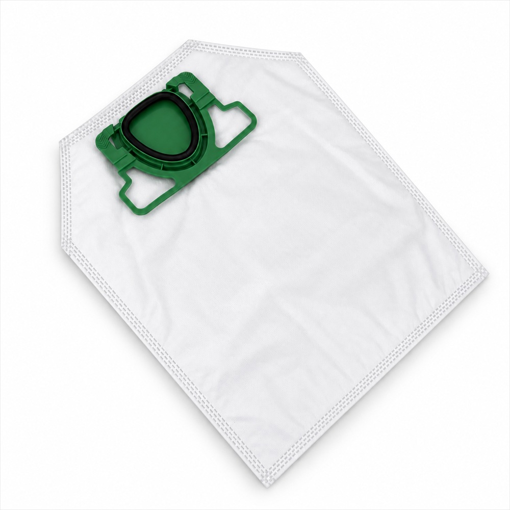 Green-collar FP200 replacement filter bag compatible with Vorwerk VK200 — detail 1