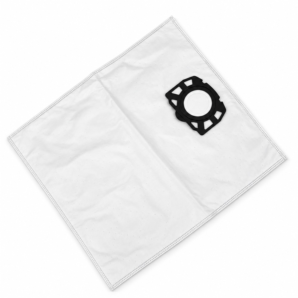 Black-collar KFI 487 fleece filter bag compatible with Karcher WD4, WD5 and WD6 — detail 1