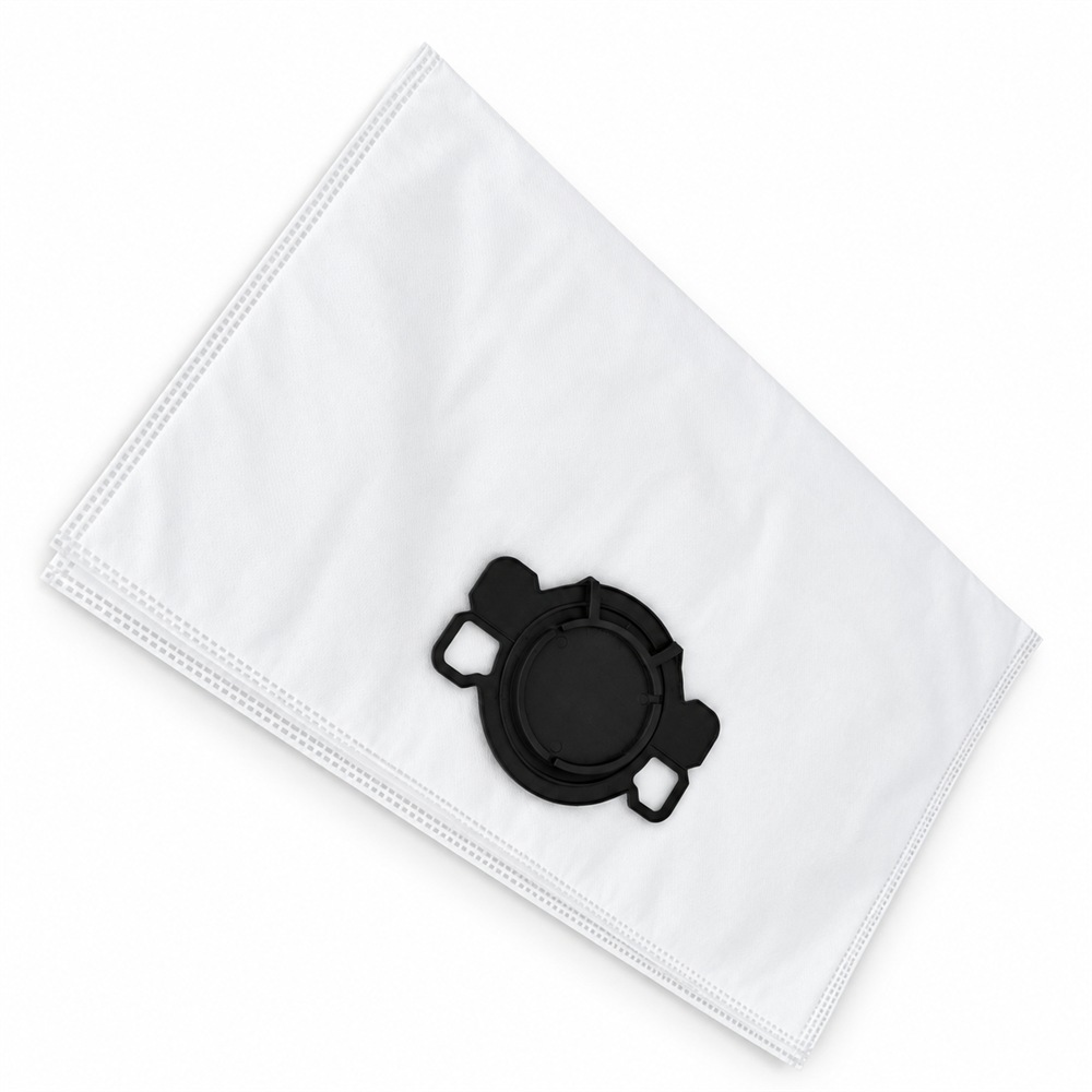 Black-collar fleece filter bag compatible with Makita VC4210 dust extractors — detail 1